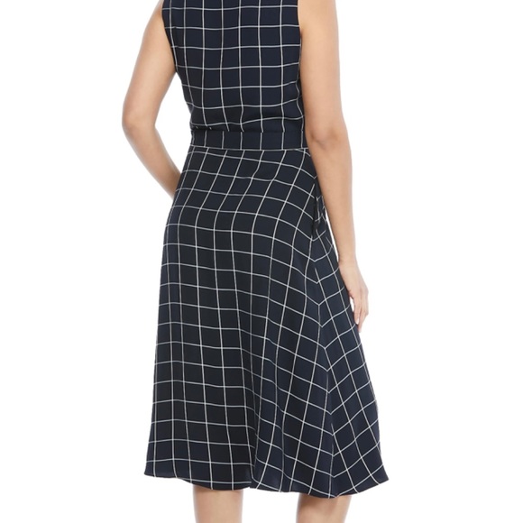 Maggy London blue and white shirt dress size 12 - Picture 2 of 9